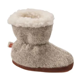 Acorn Toddler Easy Bootie Ragg Slippers - Grey Ragg Wool