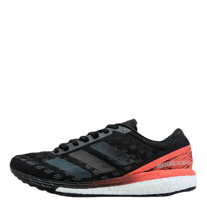 Adizero Boston 9 Shoes Core Black / Core Black / Signal Pink / Coral