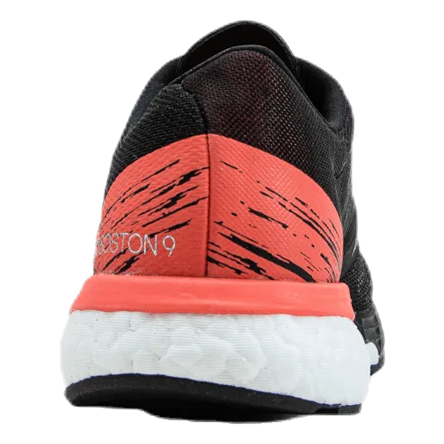 Adizero Boston 9 Shoes Core Black / Core Black / Signal Pink / Coral