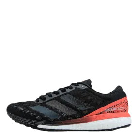 Adizero Boston 9 Shoes Core Black / Core Black / Signal Pink / Coral