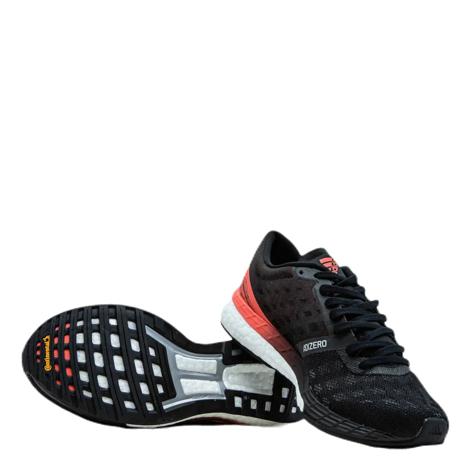 Adizero Boston 9 Shoes Core Black / Core Black / Signal Pink / Coral