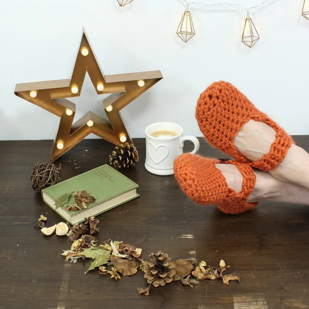 Amy Slippers Crochet Kit