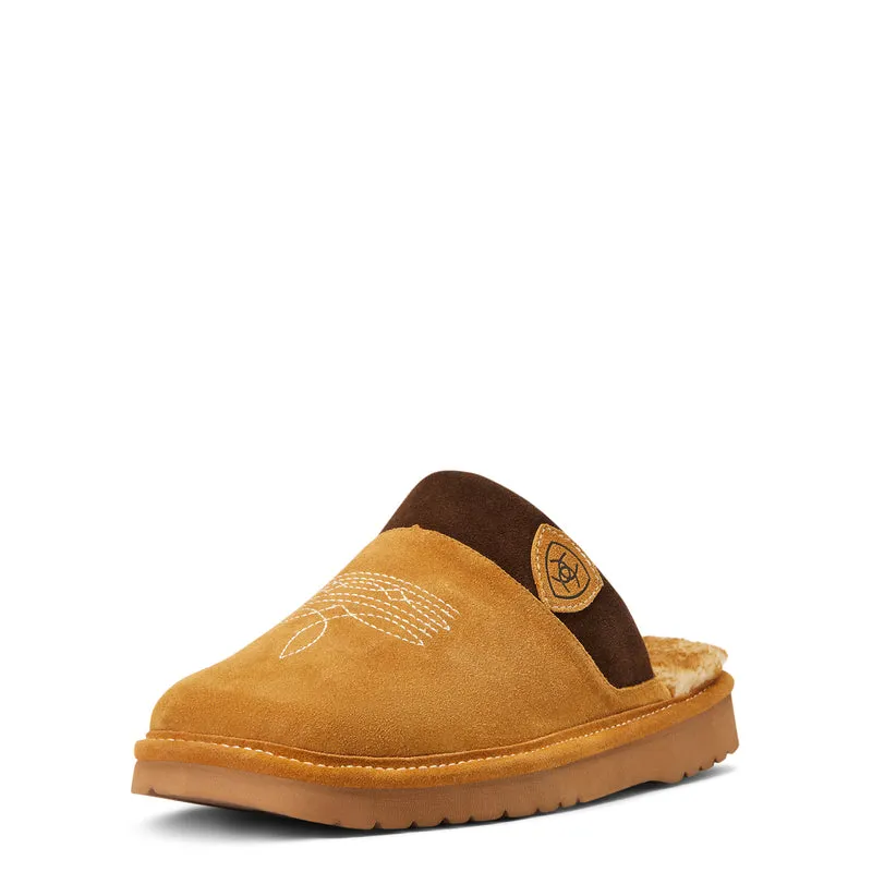 Ariat Men's Silversmith Square Toe Slipper, Chestnut