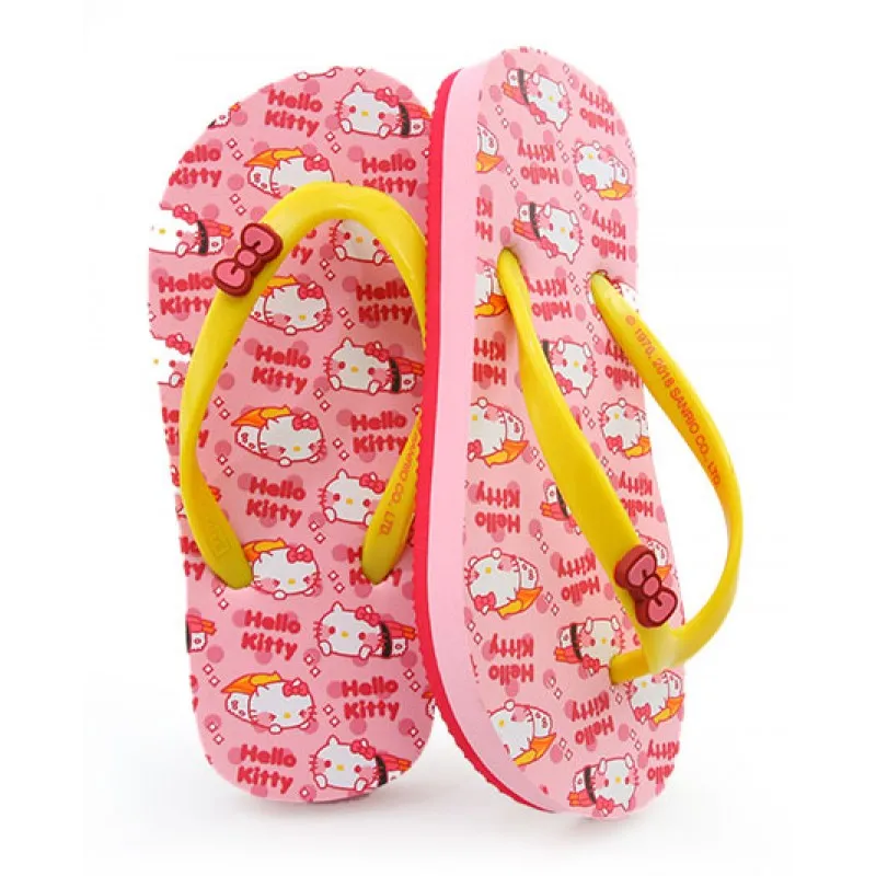 Banana Peel Slippers for Girls Kids Hello Kitty Sushi Love - Futomaki