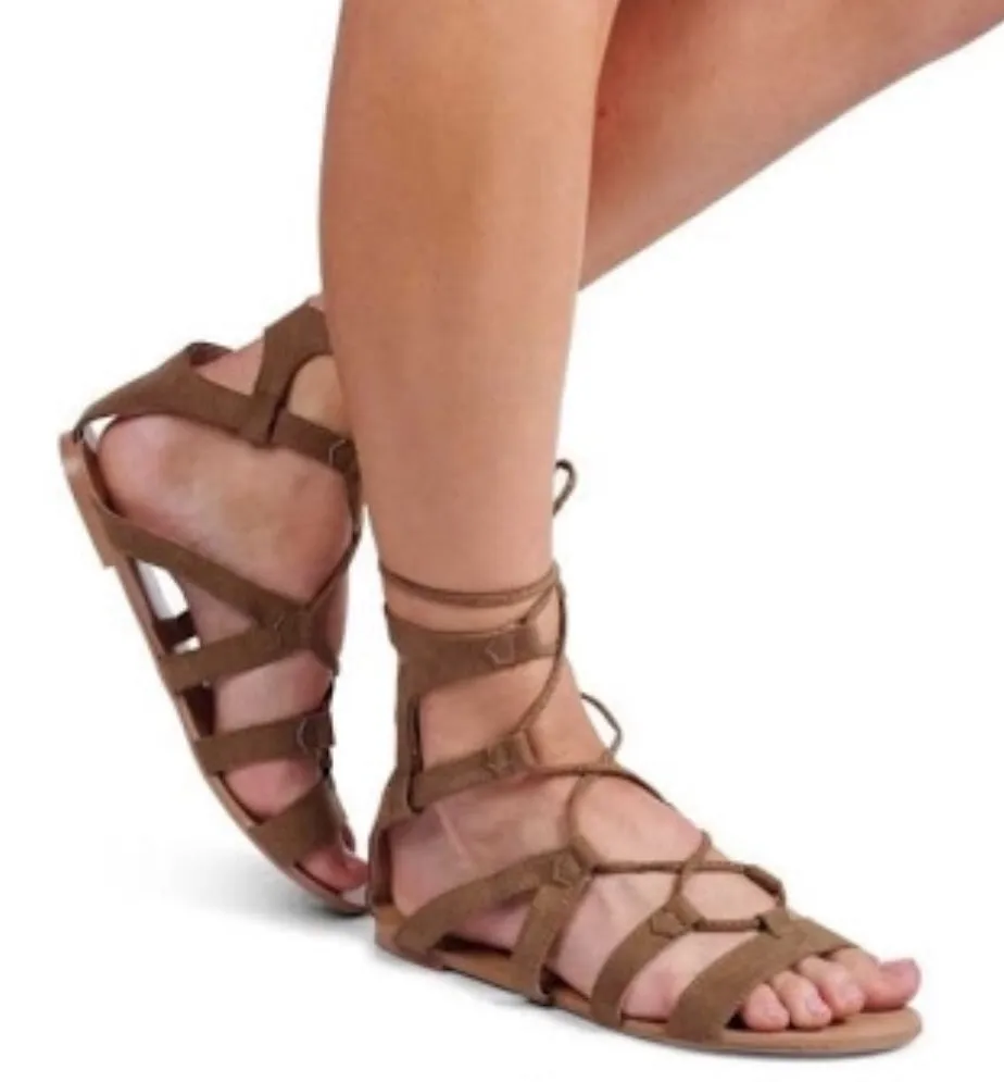 Billini Madison Tan Suede ~ Black Suede ~ Sandal