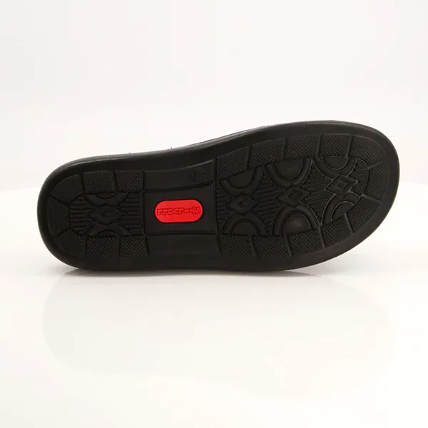 Black medicated mens slippers