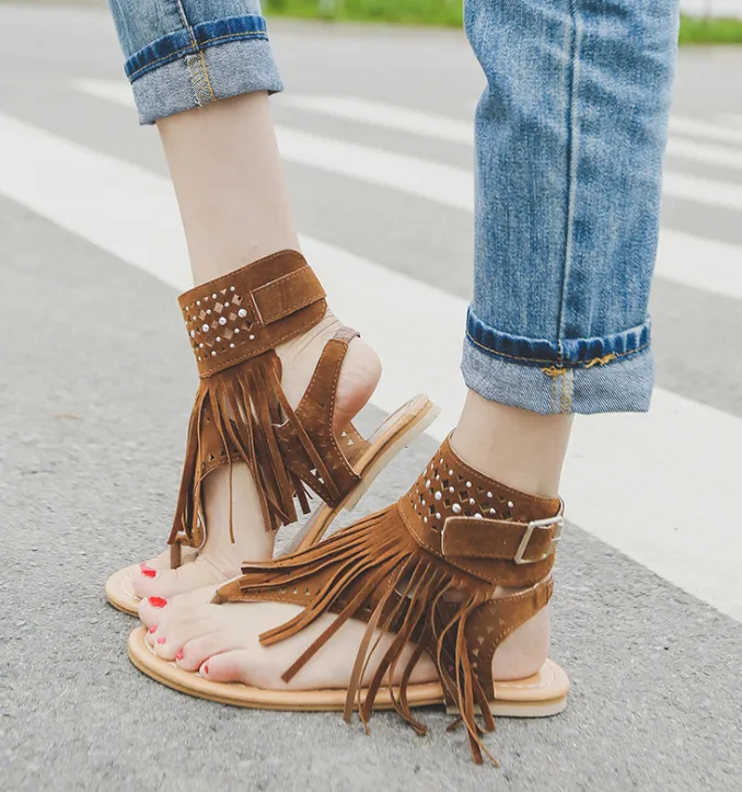 Boho Gladiator Sandals