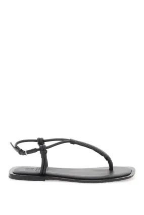 Brunello cucinelli "flip-flops with precious bra