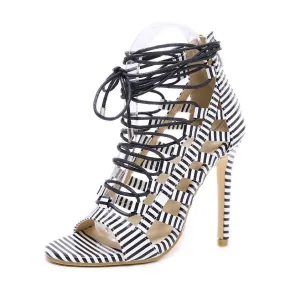 Cross Strap Gladiator Sandals