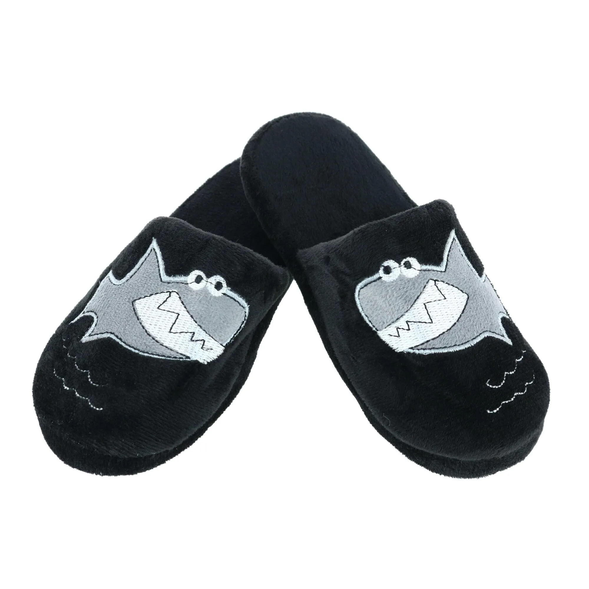 CTM® Boy's Slide House Slippers with Shark Detail