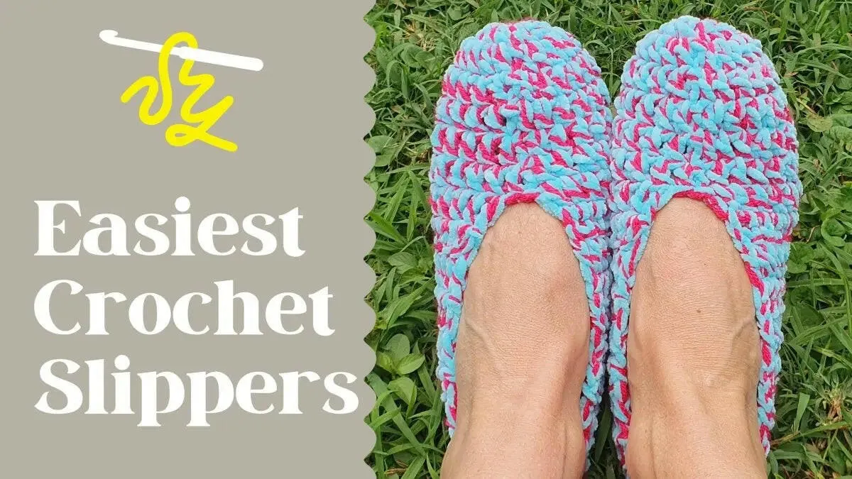 Easiest Crochet Slippers for Beginners