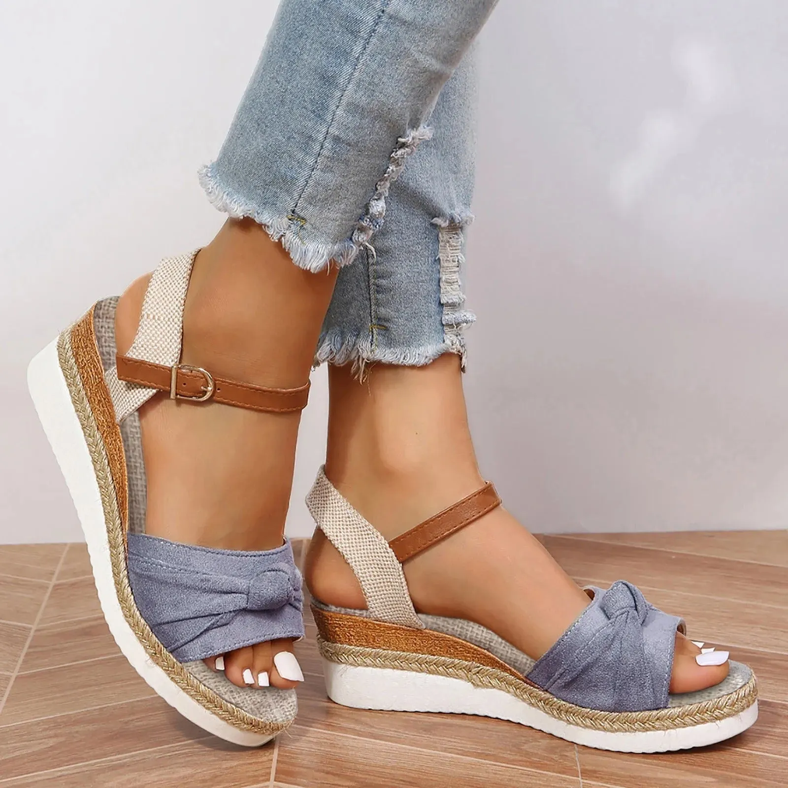 Fashionable Wedge Espadrille Sandals for Women