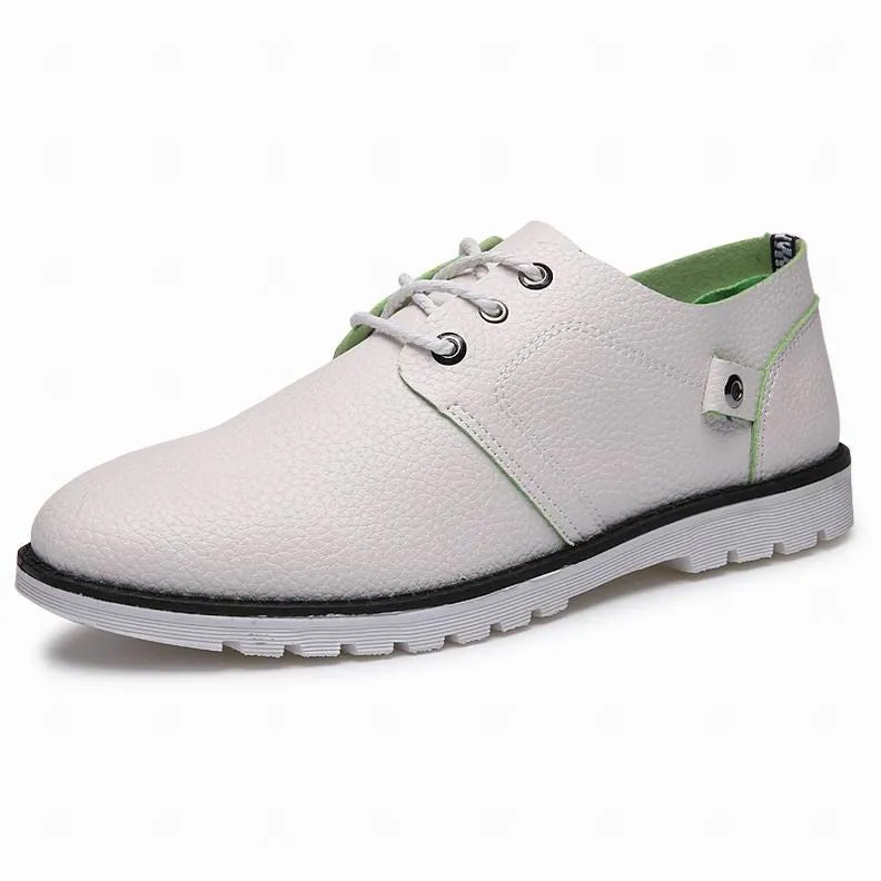 High Quality Men's Leather  Casual Flat Shoes