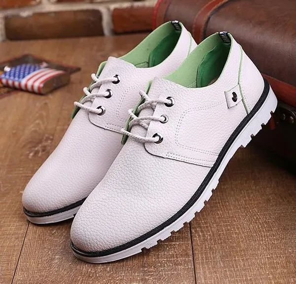 High Quality Men's Leather  Casual Flat Shoes