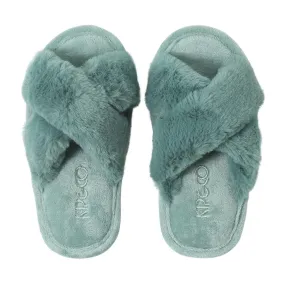 Jade Green Kids Slippers