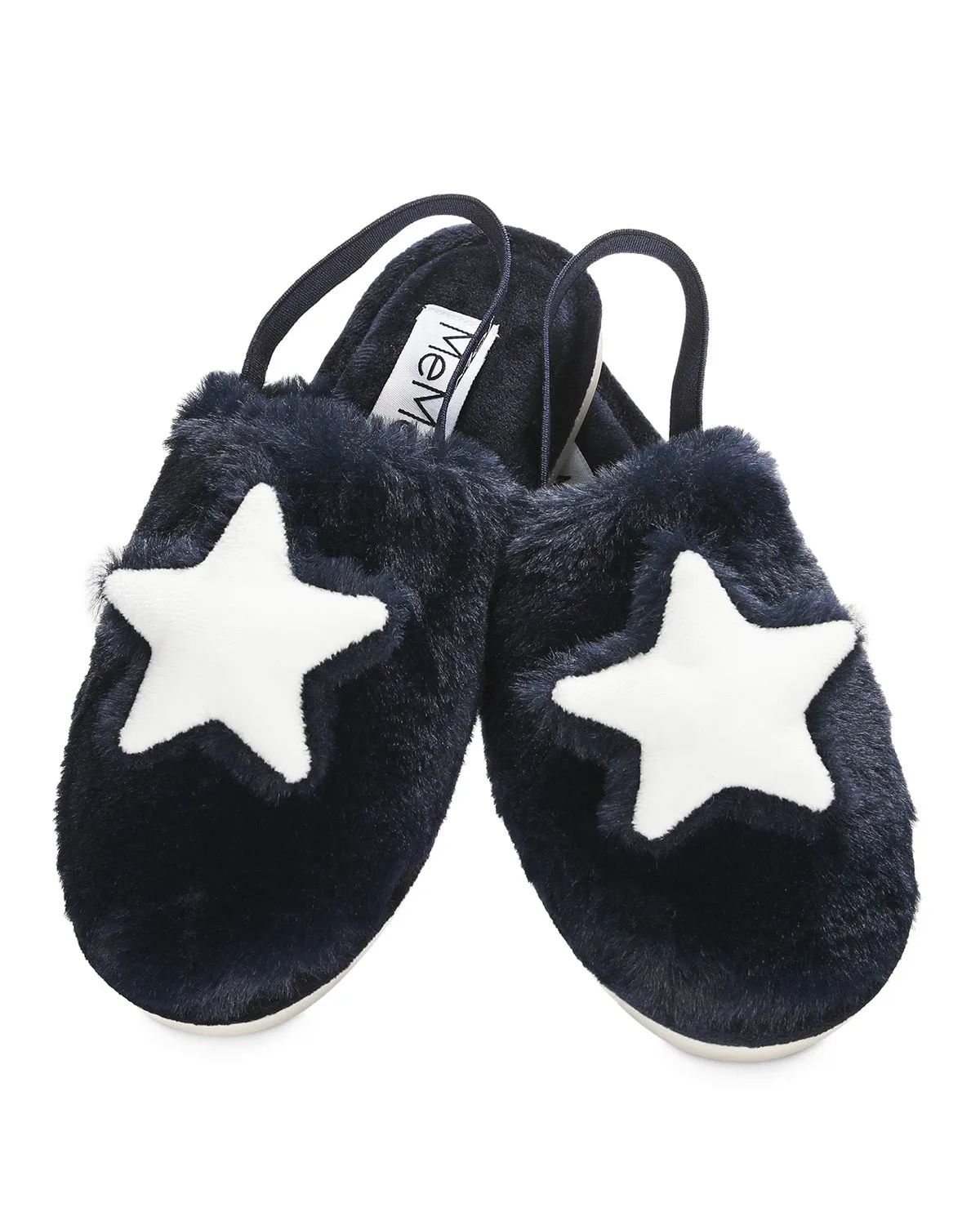 Kids' 3D Plush Star Non-Skid Slippers