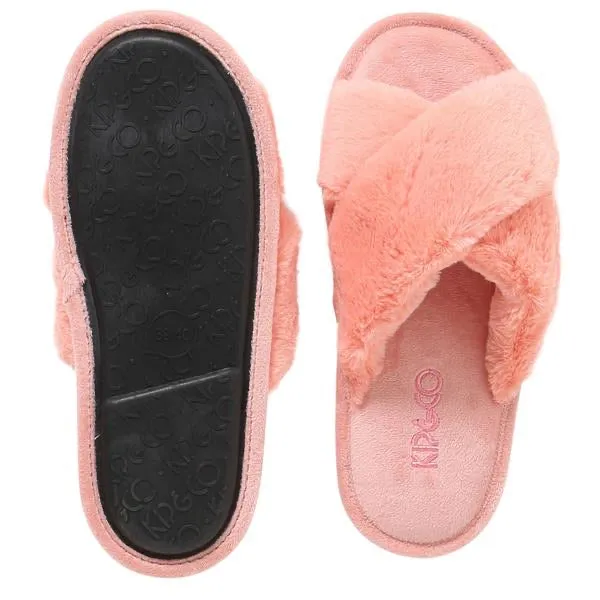 Kip & Co Blush Pink Slippers - Adult