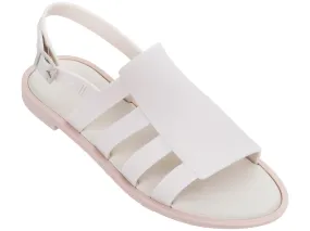 Melissa Boemia Flat Gladiator White Sandal For Women