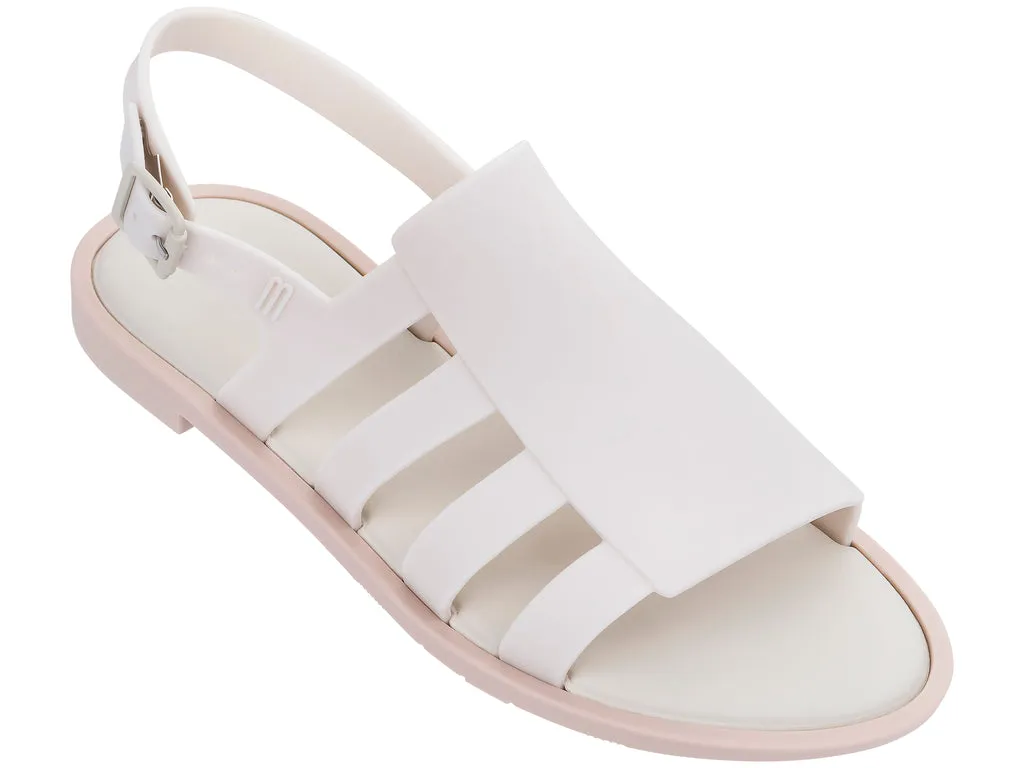 Melissa Boemia Flat Gladiator White Sandal For Women