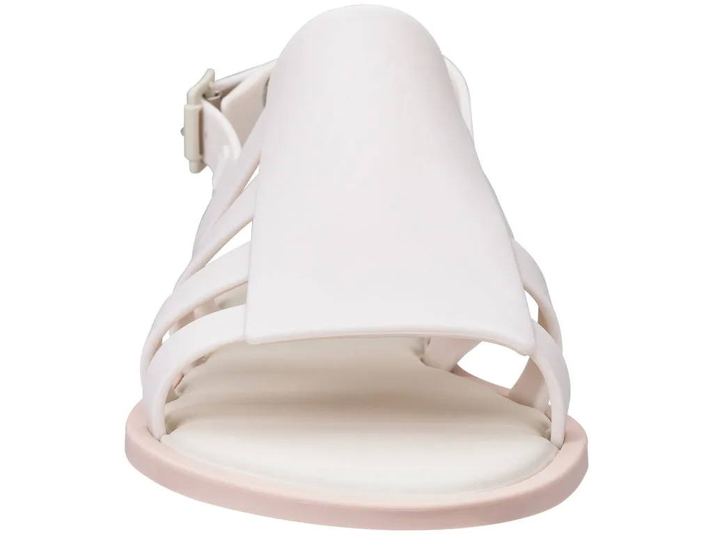 Melissa Boemia Flat Gladiator White Sandal For Women