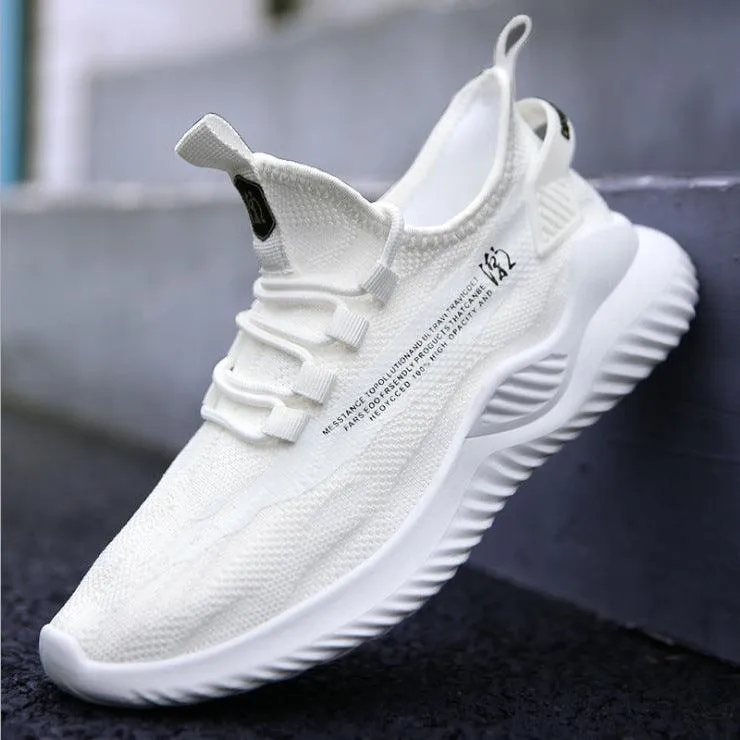 Men's Breathable Lightweight Thick Sole Sneakers