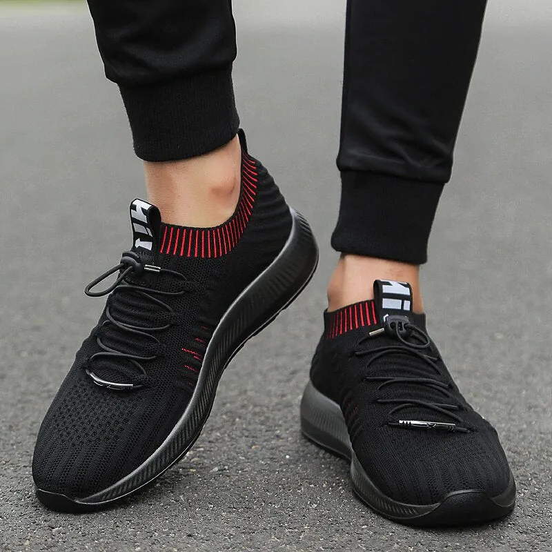 Men's Summer Breathable Mesh Lace-Up Sneakers