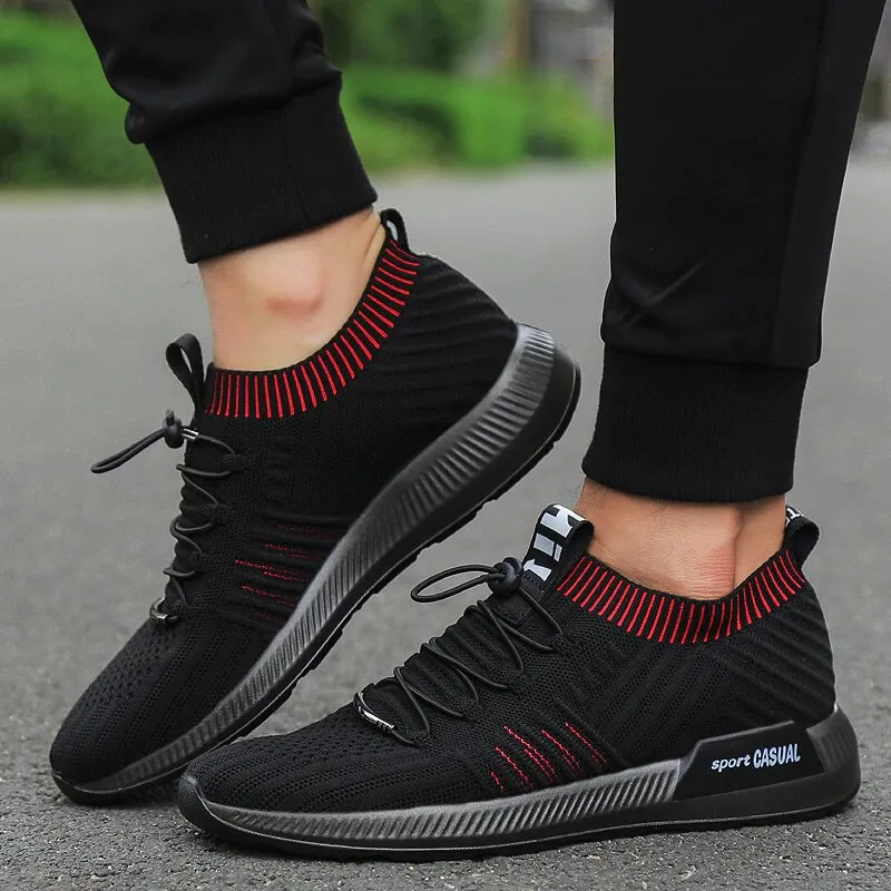 Men's Summer Breathable Mesh Lace-Up Sneakers