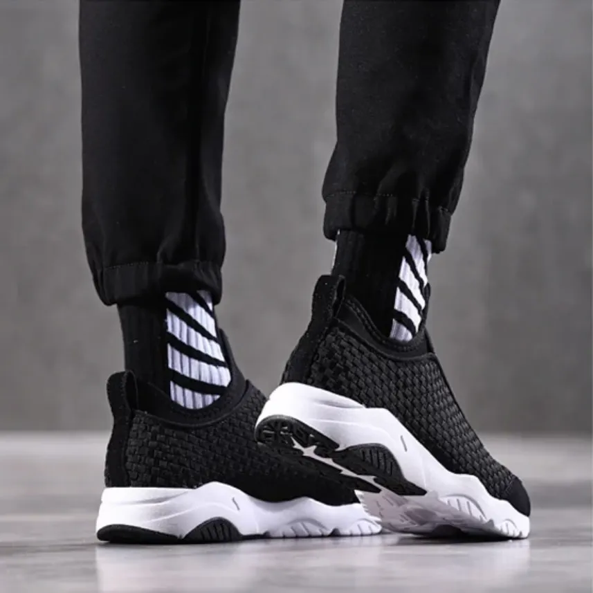 Men's Textile Breathable Light Sport Sneakers