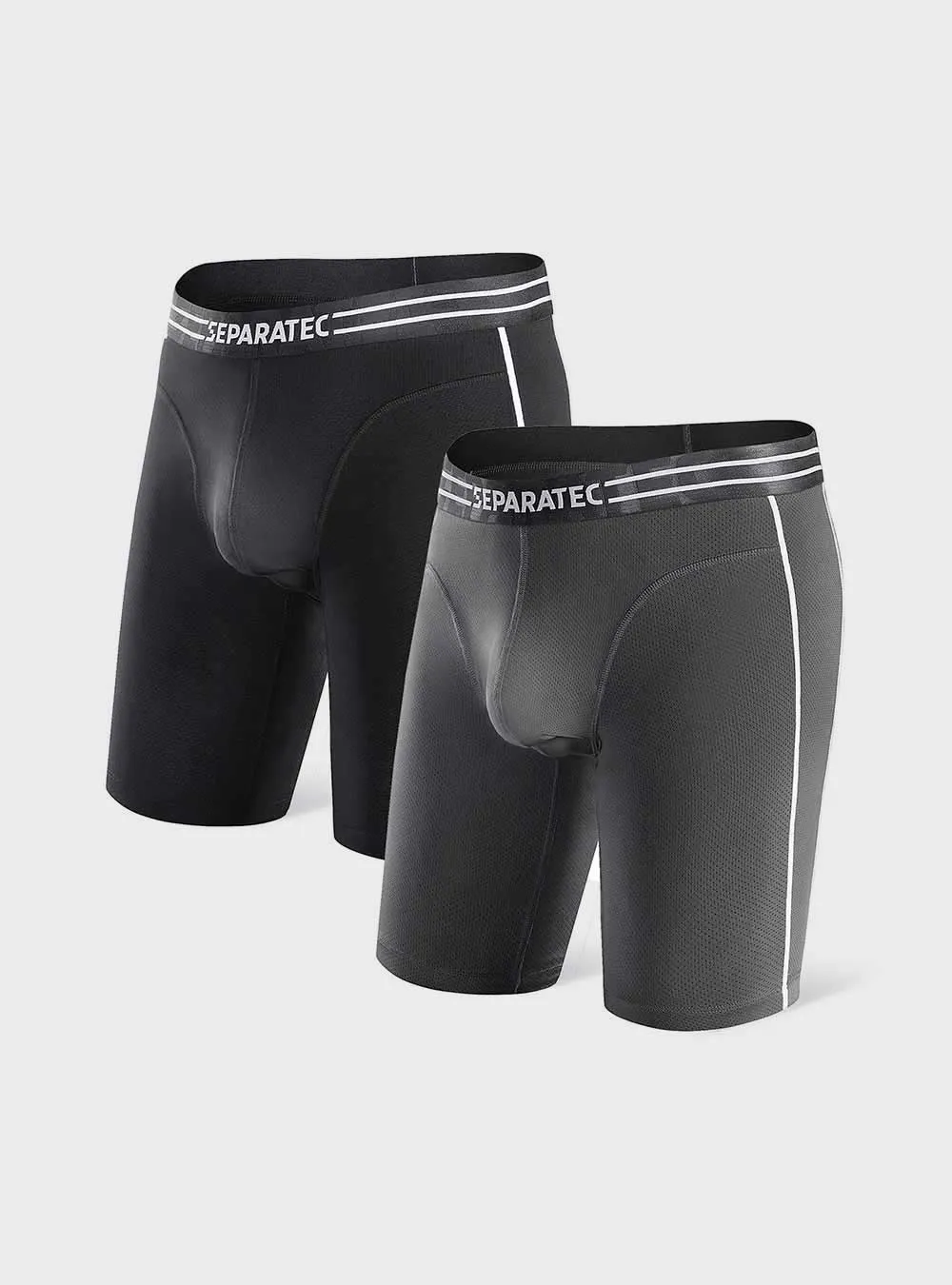 Moisture Wicking Sporty  Quick Dry 8 inches Boxer Briefs