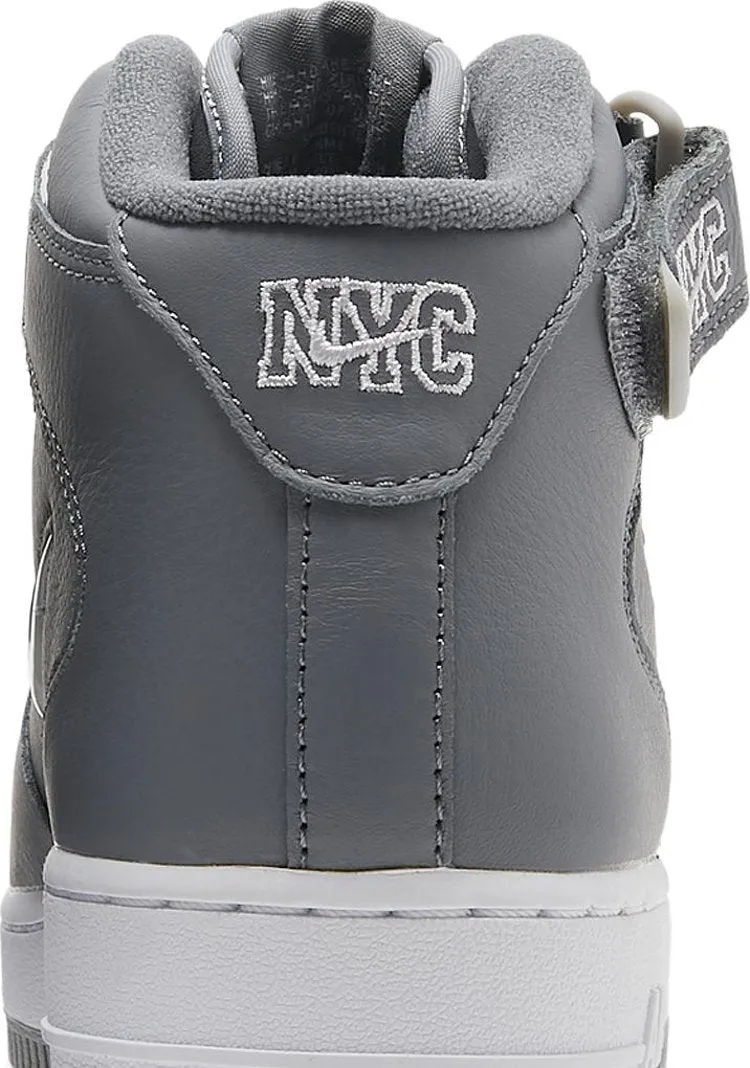 Nike Air Force 1 Mid Jewel QS 'NYC - Cool Grey', Gray