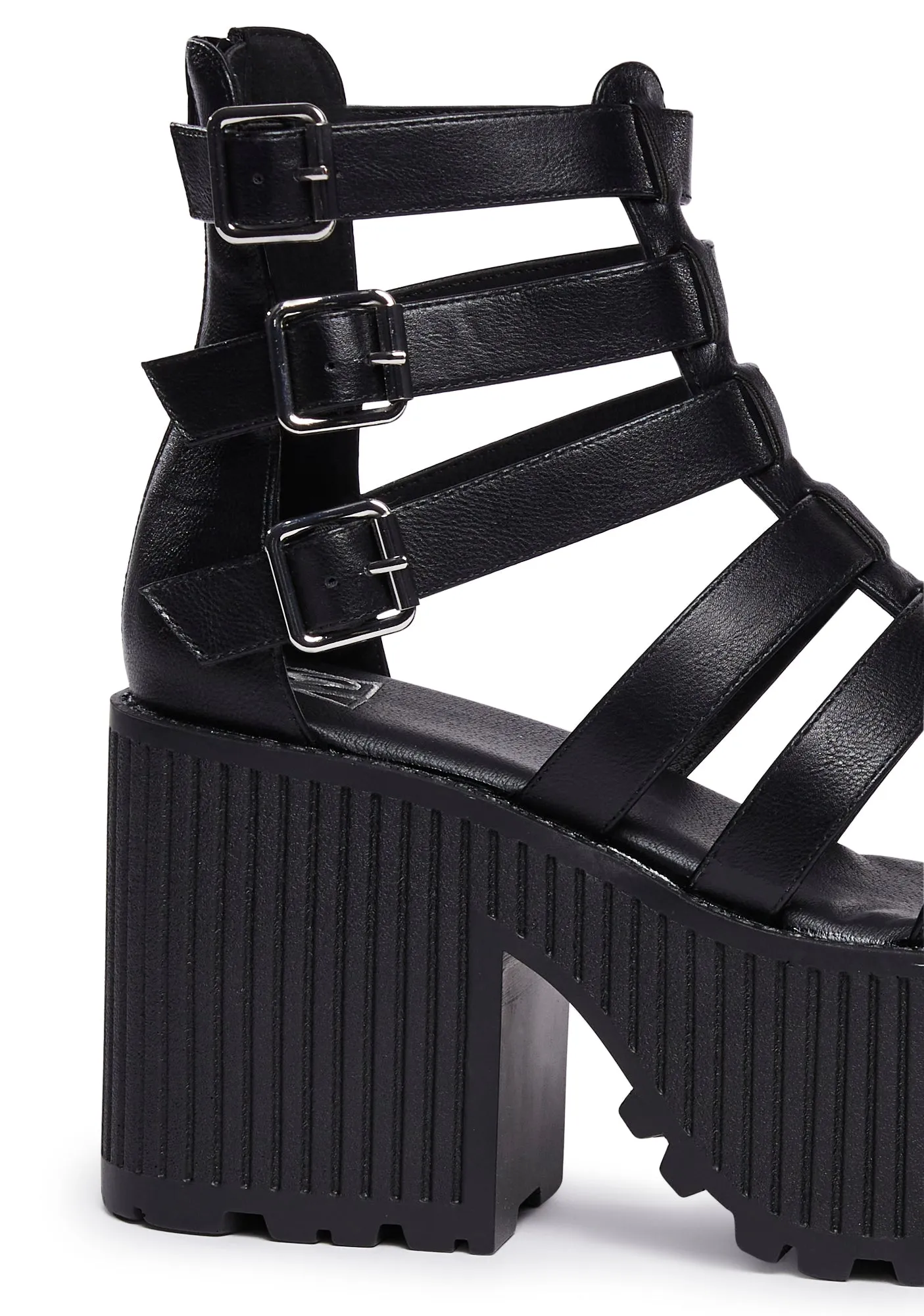 Noir Platform Sandals