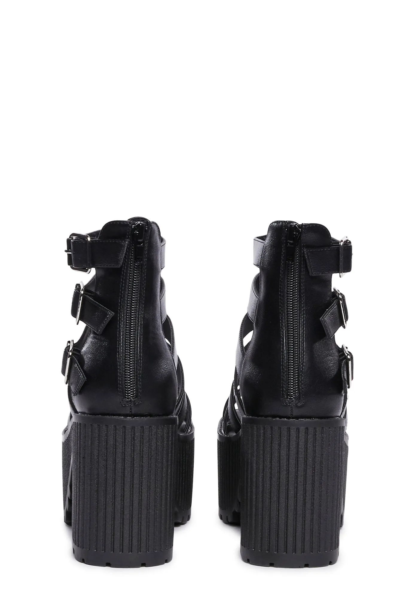 Noir Platform Sandals