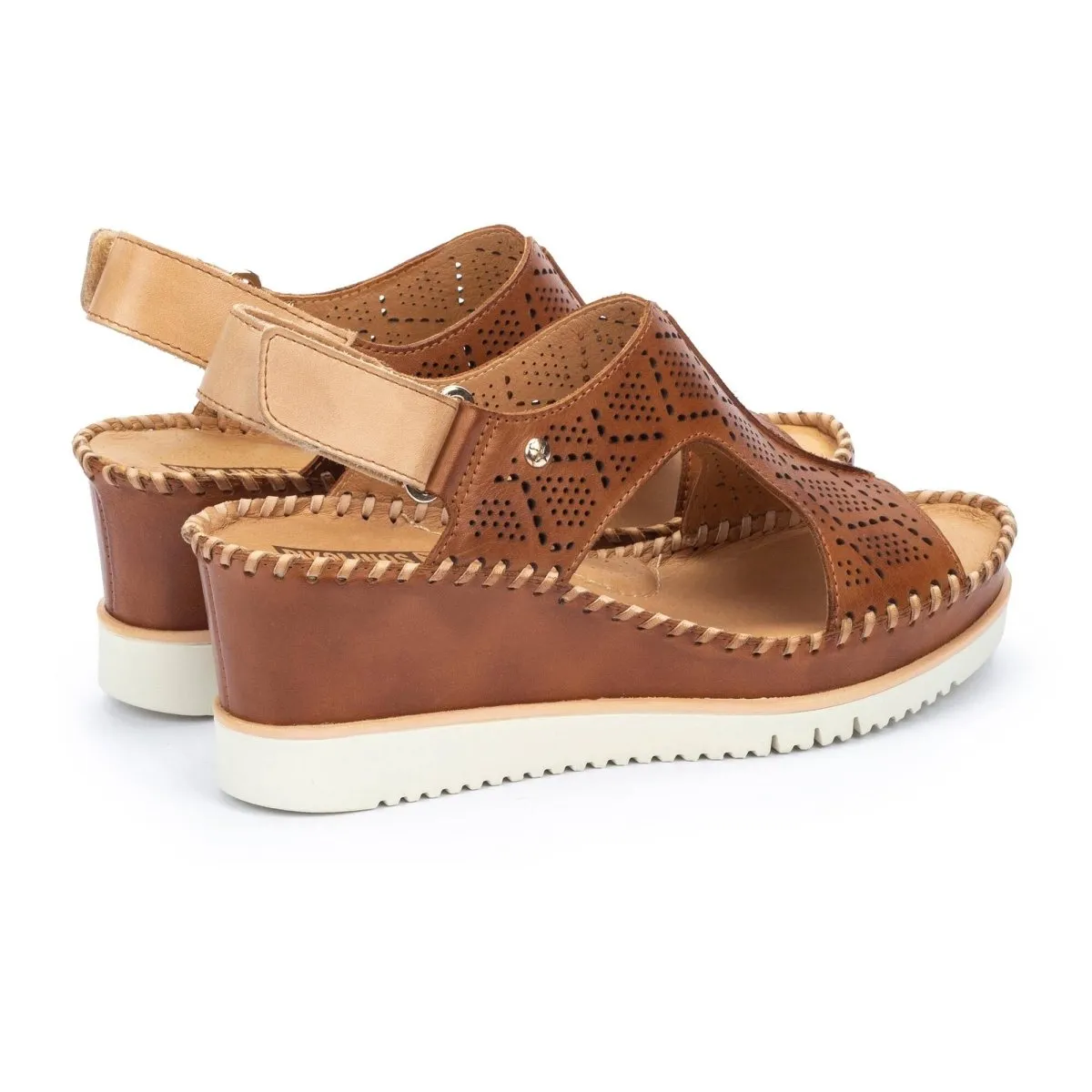 Pikolinos Aguadulce W3z-1775c1 Women's Wedge Sandal In Brandy