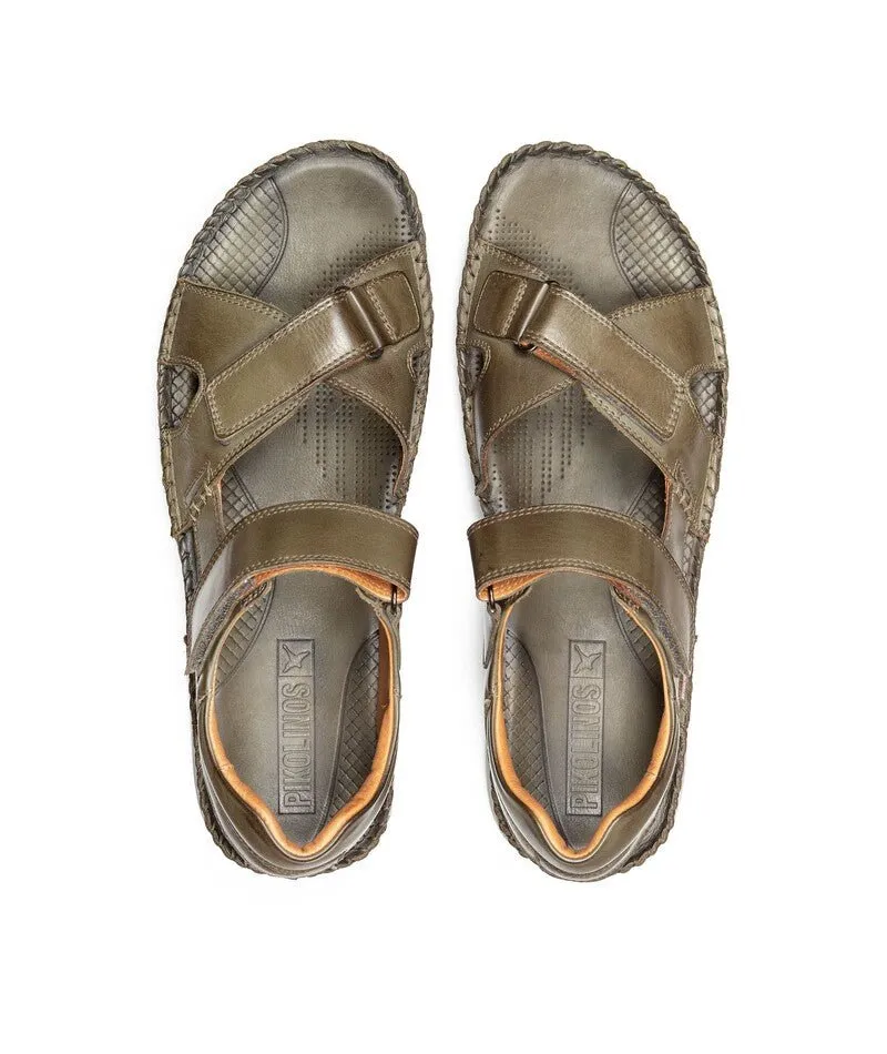 Pikolinos Tarifa 06j-5818 Men's Flat Sandals in Pickle