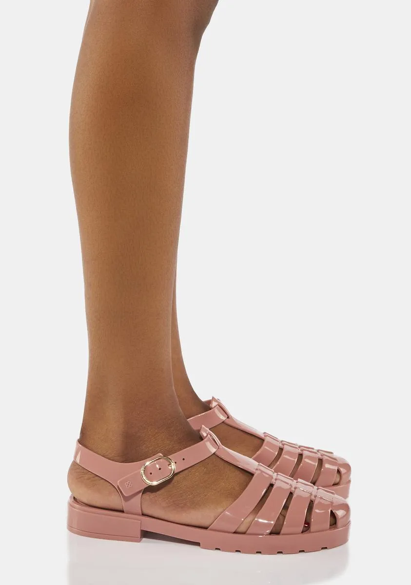 Pink Polly Jelly Sandals