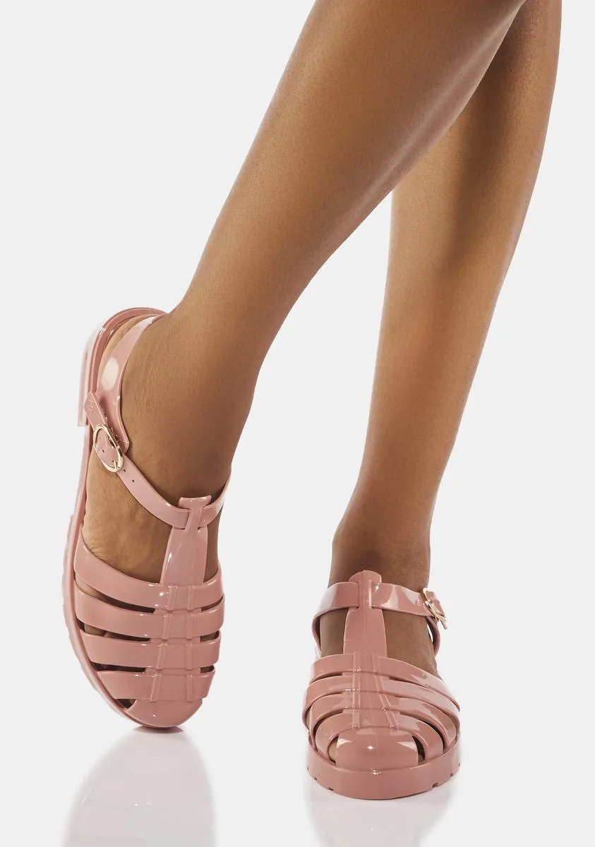 Pink Polly Jelly Sandals