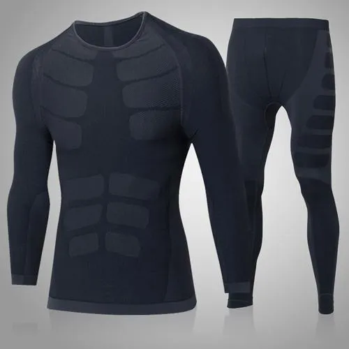 Quick Dry Men's Running Sets 2 pieces/sets Compression Sports Suits Men Basketball Tights Clothes