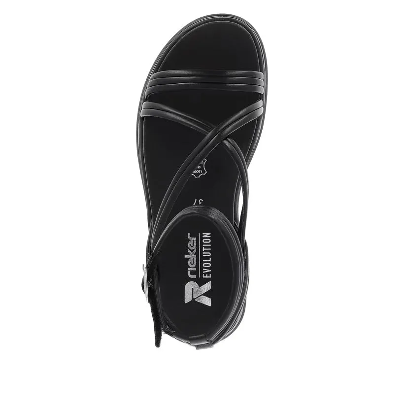 Rieker Evolution W0805 Leather Sandals