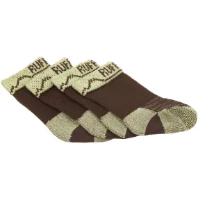 Ruffwear Bark’n Boot Quick-Dry Dog Socks - Earth Brown