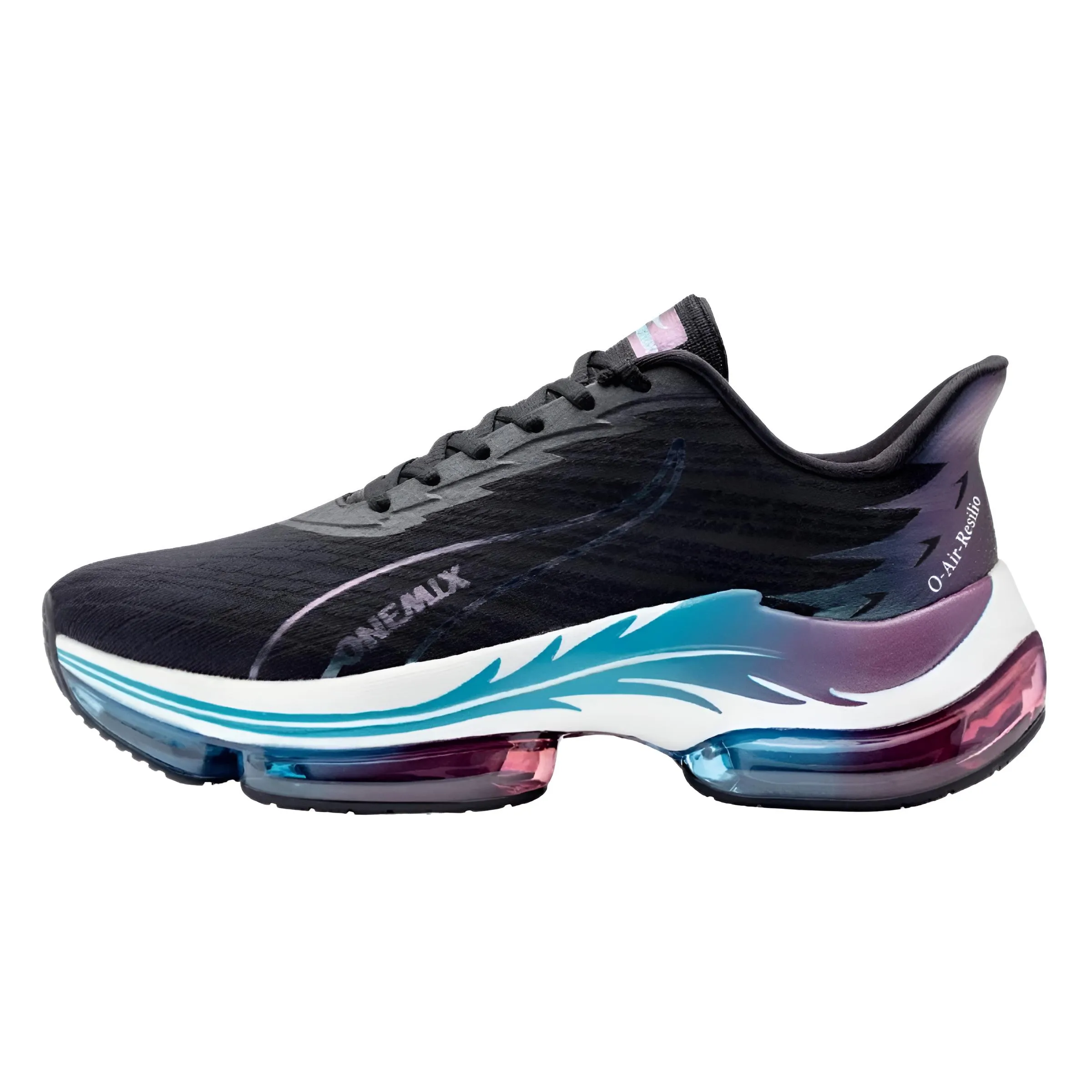 Running Sports Shoes Shock-Absorbing Rebound Breathable Outdoor Racing Sneakers Luxury Height Increasing 6-7cm