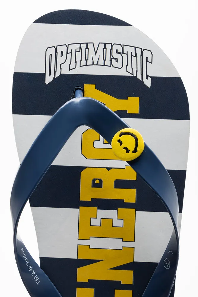 SmileyWorld Flip Flop Navy