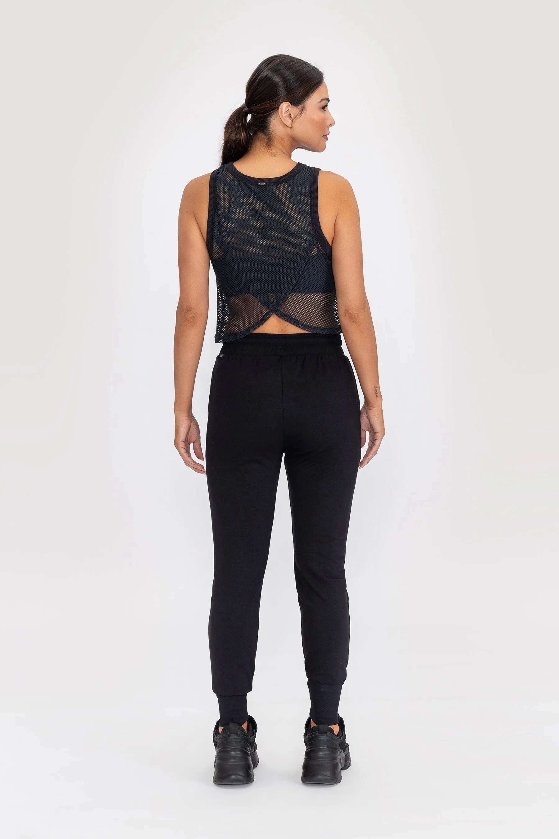 Sport Net Crop Top