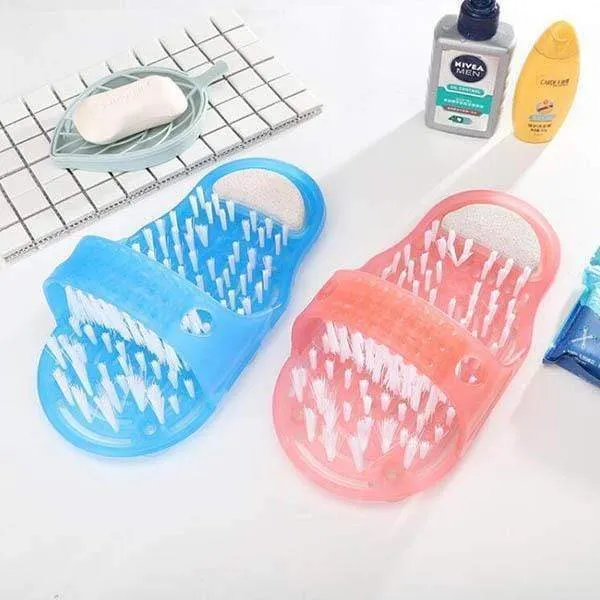 Suction Cup Style Foot - Washing Slippers