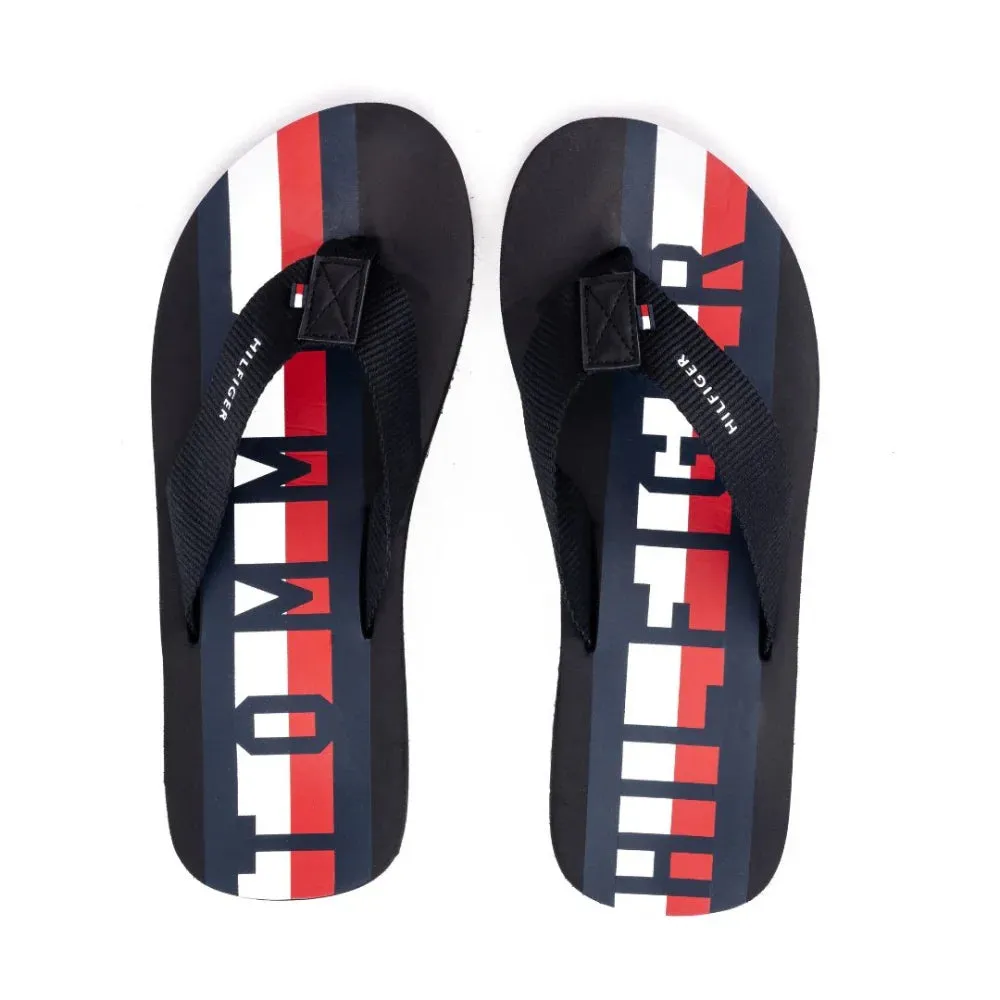 Tommy Hilfiger Flag Logo Flip Flop Men - NVYRED