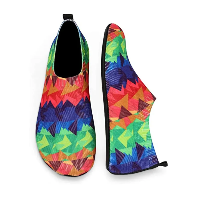 Unisex Multi Print Quick-Dry Aquatic Shoes For Water Sport