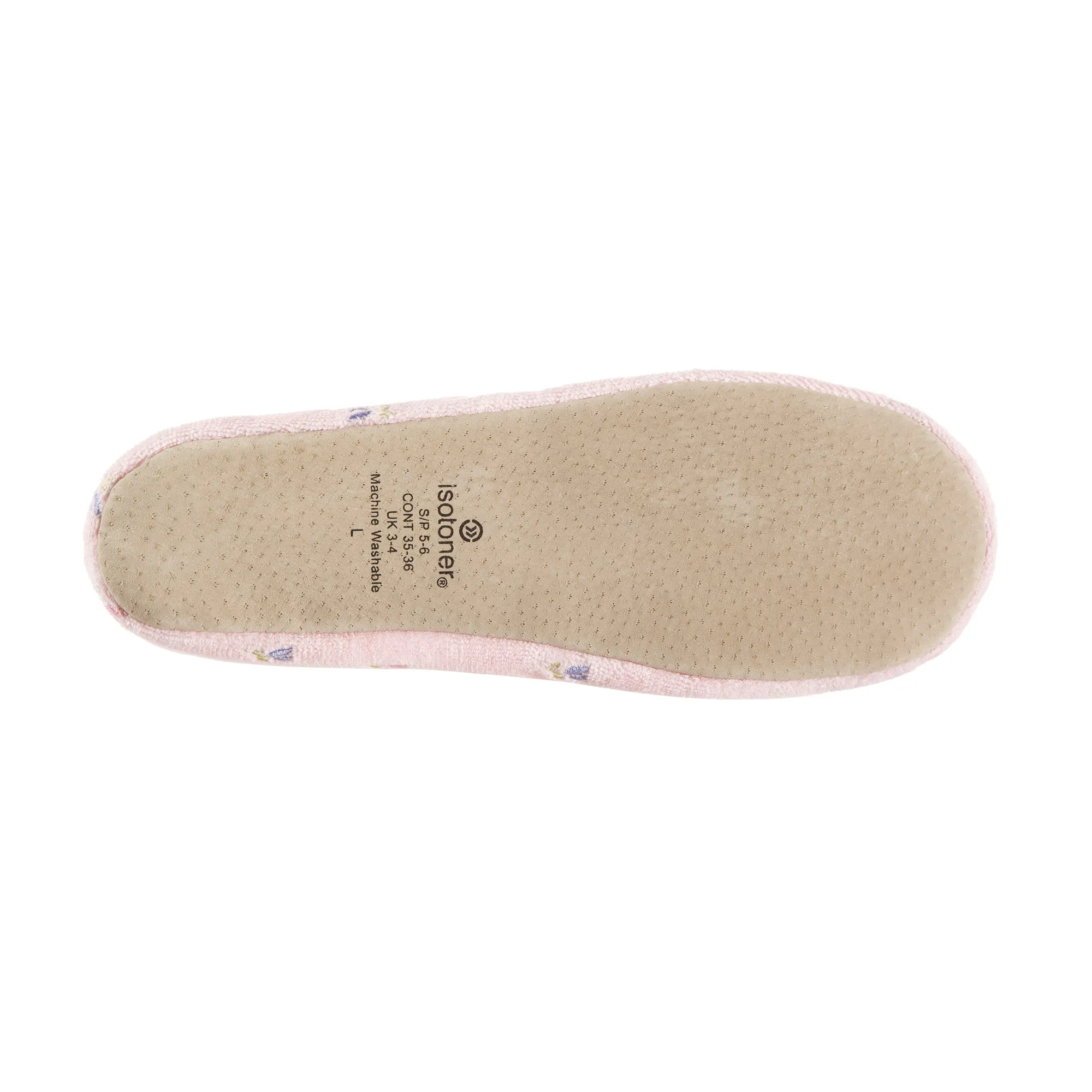 Women's Embroidered Terry Ballerina Slippers