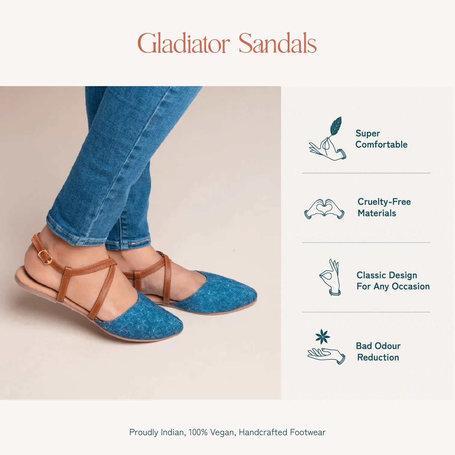 Zouk Andaman Marine Gladiator Sandals